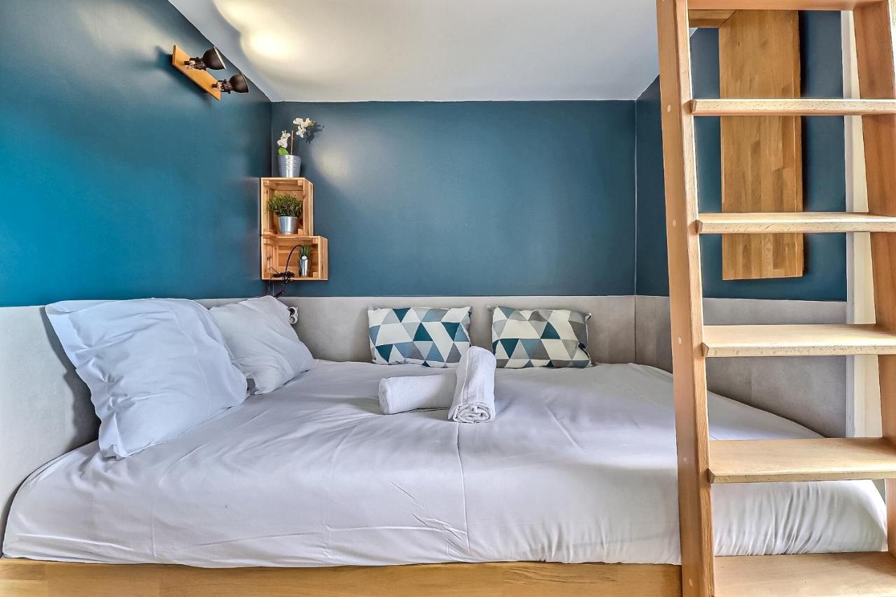 Appart Cosy, Mezzanine Clim et Terrasse à 200m de la Gare Apartamento Nîmes Exterior foto